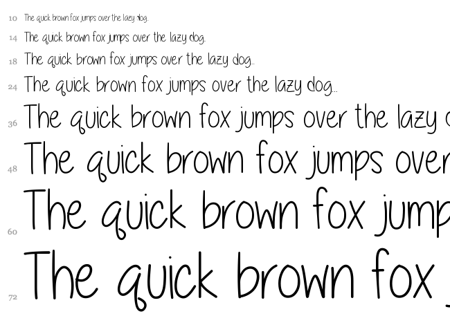 A little sunshine font waterfall